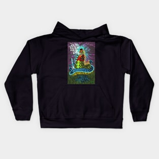 Smoking Caterpillar Kids Hoodie